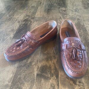GIORGIO BRUITINI Men’s Leather Loafers sz 9 1/2 Brown